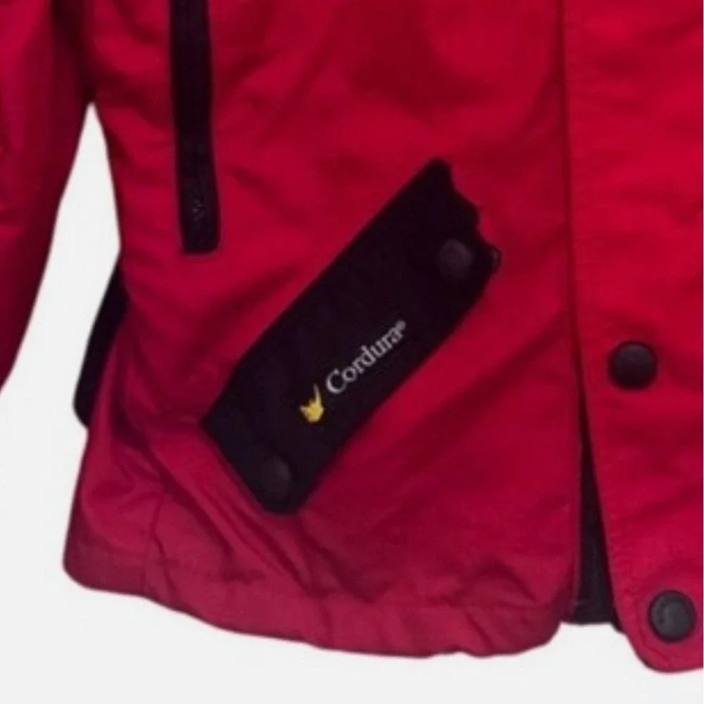 Roadgear Vintage Motorcycle Jacket 38 Cordura Reissa Schoeller Keprotec Red